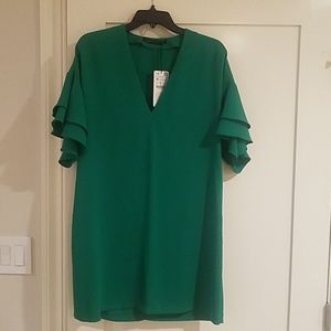 Fun & flirty shift dress with bell sleeves